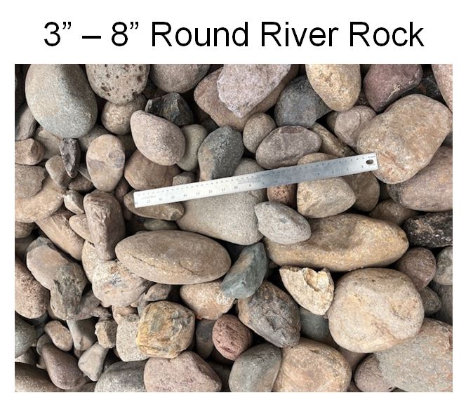 3” – 8” Round River Rock