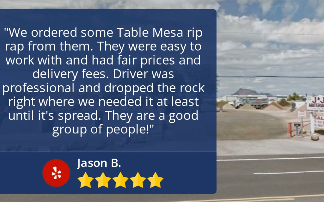 Customer Review Spotlight: Fast, Friendly, and Precise Rip Rap Delivery