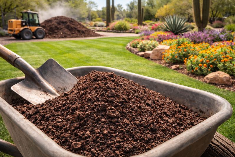 Premium Sod Mix Soil for Lawns and Garden Beds in Mesa, AZ
