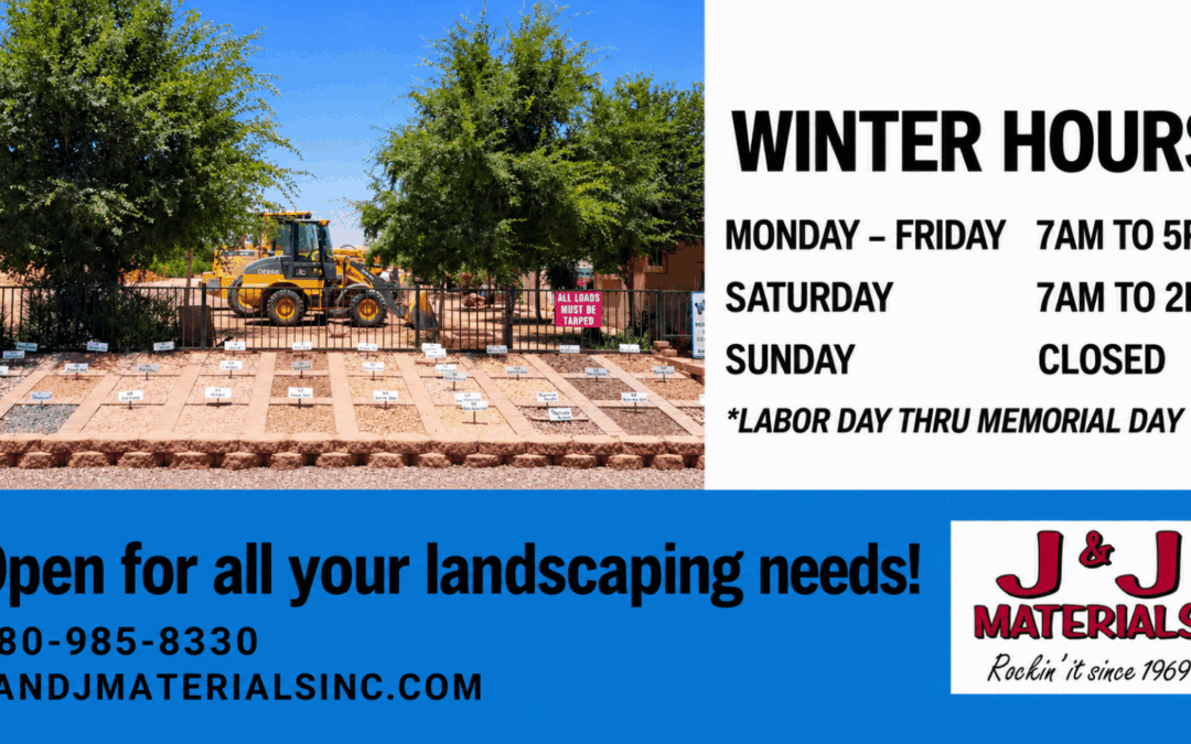 Our Winter Hours Begin After Labor Day Weekend!