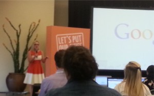 Kyrsten Sinema at Google event in Tempe 2015